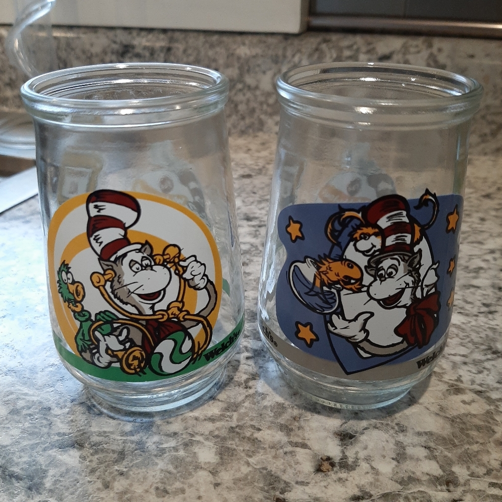Cat In The Hat Welch's Jelly Jar Cups